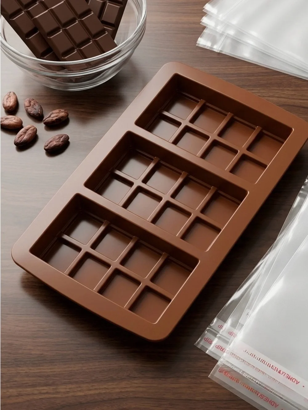 Silicone chocolate molds set